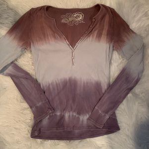 Purple Tie Dye Thermal